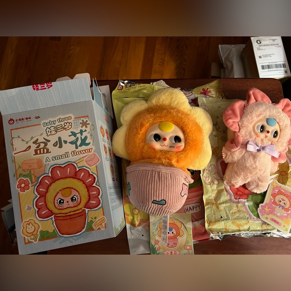 Baby three flower pot and where is spring bundle